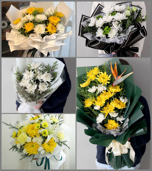 福建龙岩漳平市芦芝镇华寮村白事花束代送